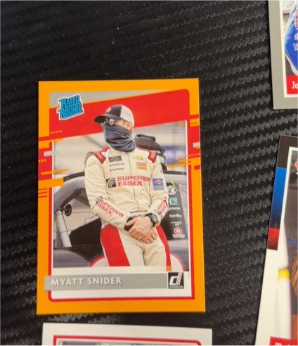 2021 Donruss Racing #33 Myatt Snider Rated Rookie — front