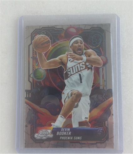 2025-26 Topps Chrome Go Time #GT-4 Devin Booker — front