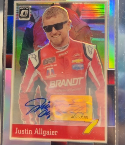 2024 Panini Donruss Optic #7 Justin Allgaier — front