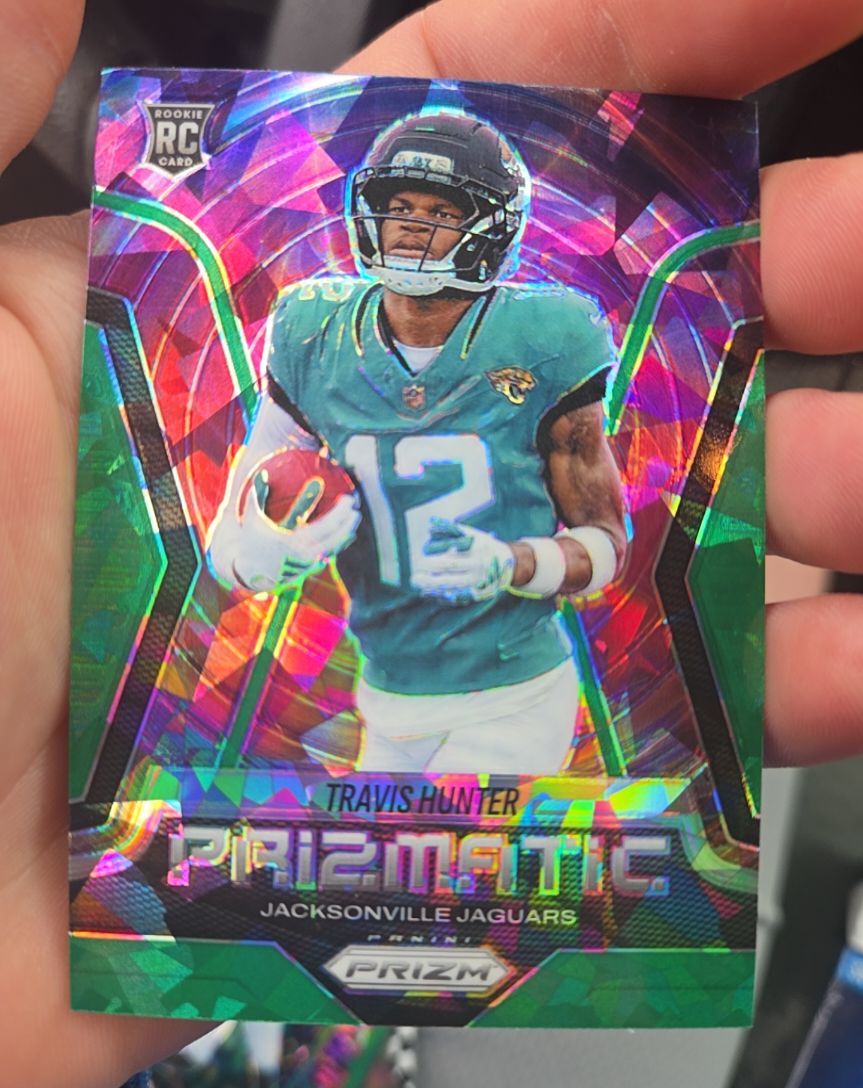 2025 Panini Prizm #12 Travis Hunter — front