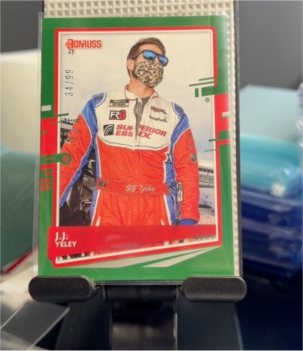 2021 Donruss Racing #61 J.J. Yeley — front
