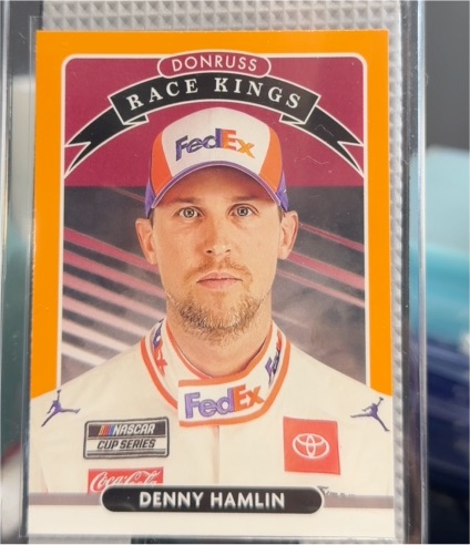 2021 Donruss Race Kings #11 Denny Hamlin — front