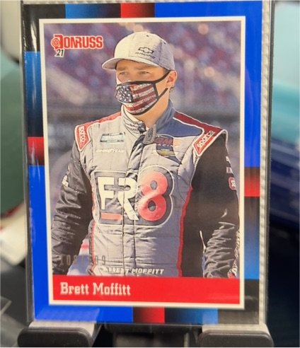 2021 Donruss Racing 1988 Retro #128 Brett Moffitt — front
