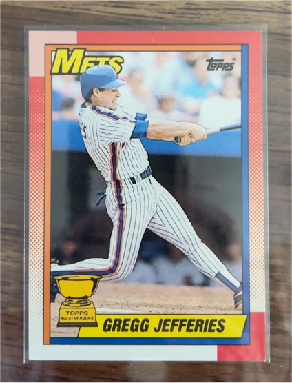 1990 Topps #457 Gregg Jefferies — front