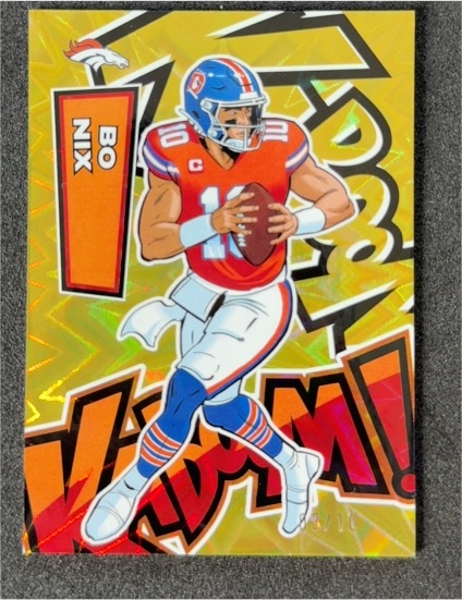 2025 Panini Absolute Kaboom! Vertical #25 Bo Nix — front