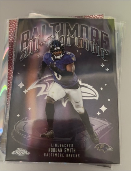 2025 Topps Chrome Baltimore All-Chrome #ACT-21 Roquan Smith — front