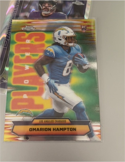 2025 Topps Chrome #PP-17 Omarion Hampton — front