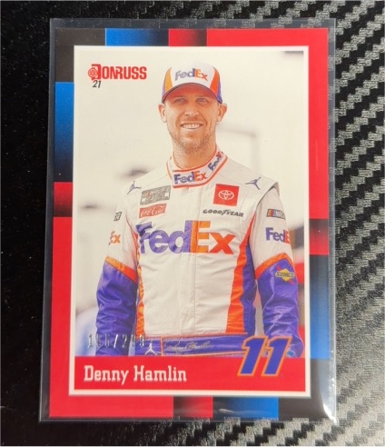 2021 Donruss Racing Retro 1988 #157 Denny Hamlin — front