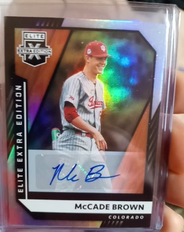 2021 Panini Elite Extra Edition #104 McCade Brown — front