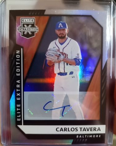 2021 Panini Elite Extra Edition #137 Carlos Tavera — front