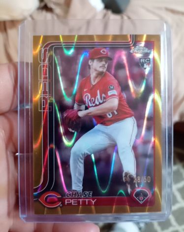 2025 Topps Chrome Update #USC97 Chase Petty — front