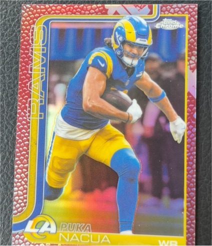 2025 Topps Chrome #166 Puka Nacua — front
