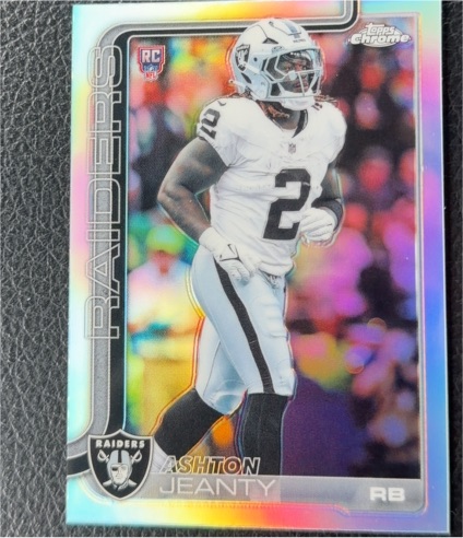 2025 Topps Chrome #322 Ashton Jeanty — front