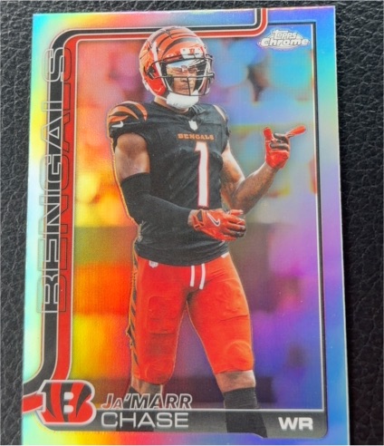 2025 Topps Chrome #58 Ja'Marr Chase — front