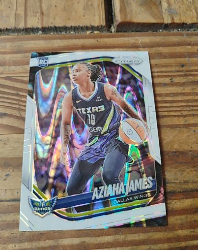 2025 Panini Prizm WNBA #83 Aziaha James — front