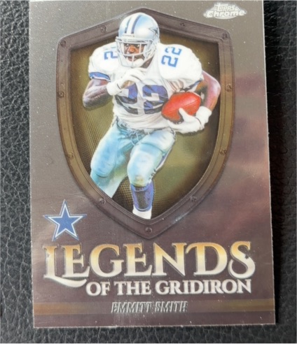 2025 Topps Chrome #LOG-16 Emmitt Smith Legends of the Gridiron — front