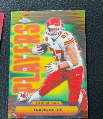 2025 Topps Chrome #PP-34 Travis Kelce Power Players — front
