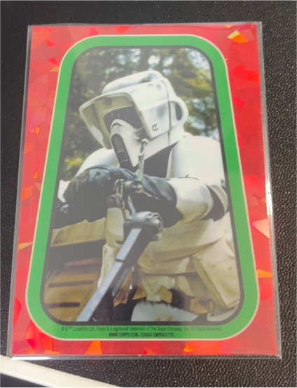 1983 Topps Star Wars Return of the Jedi #33 Scout Trooper — front