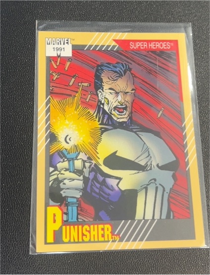 1991 Impel Marvel Universe #14 Punisher — front