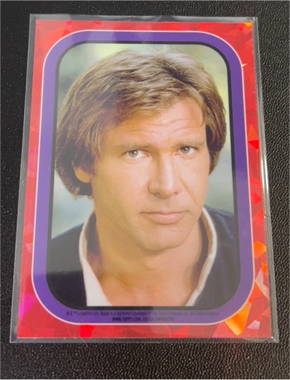 1983 Topps Star Wars Return of the Jedi Sticker #8 Han Solo — front