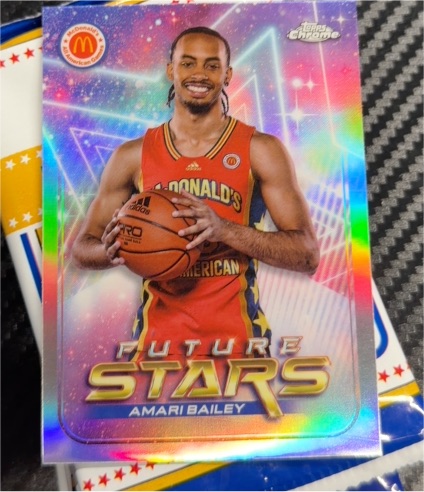 2022 Topps Chrome McDonald's All American Future Stars #FS-13 Amari Bailey — front