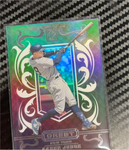 2022 Panini Capstone Crest #C-9 Aaron Judge — front