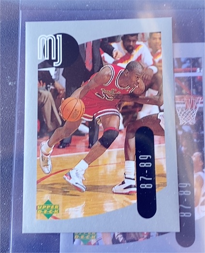 1998 Upper Deck MJ Sticker #24 Michael Jordan — front