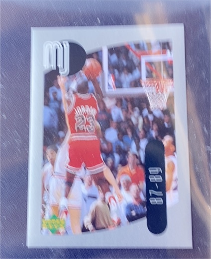 1998 Upper Deck MJ Sticker #32 Michael Jordan — front
