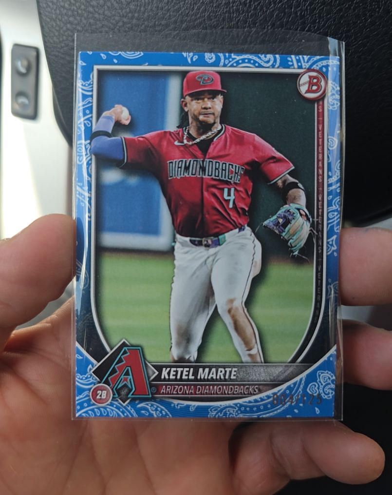 2025 Bowman #76 Ketel Marte — front