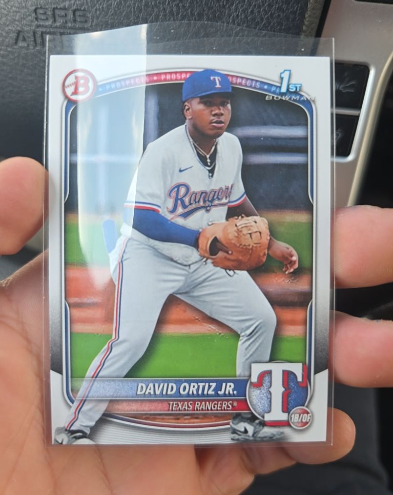 2025 Bowman #BP-29 David Ortiz Jr. — front