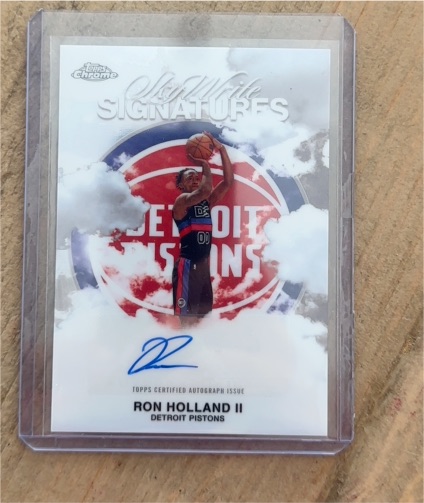 2025-26 Topps Chrome Sky-Write Signatures #SWS-RH Ron Holland II — front