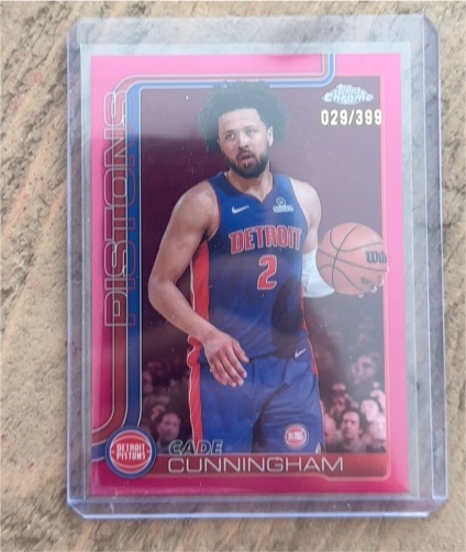 2025-26 Topps Chrome #029 Cade Cunningham — front