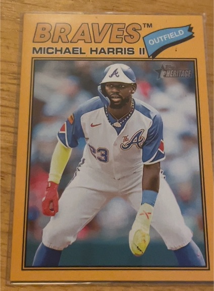 2026 Topps Heritage #342 Michael Harris II — front
