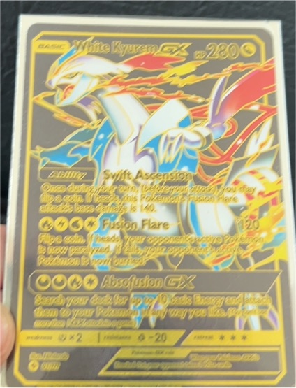 2024 Pokémon SM141 White Kyurem GX — front
