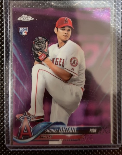2018 Topps Chrome #150 Shohei Ohtani — front