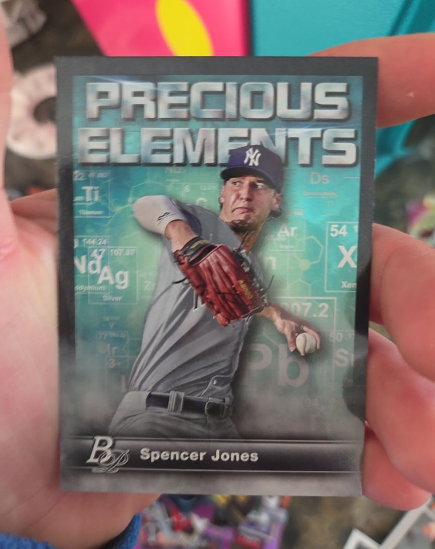 2023 Bowman Platinum Precious Elements #PE-15 Spencer Jones — front