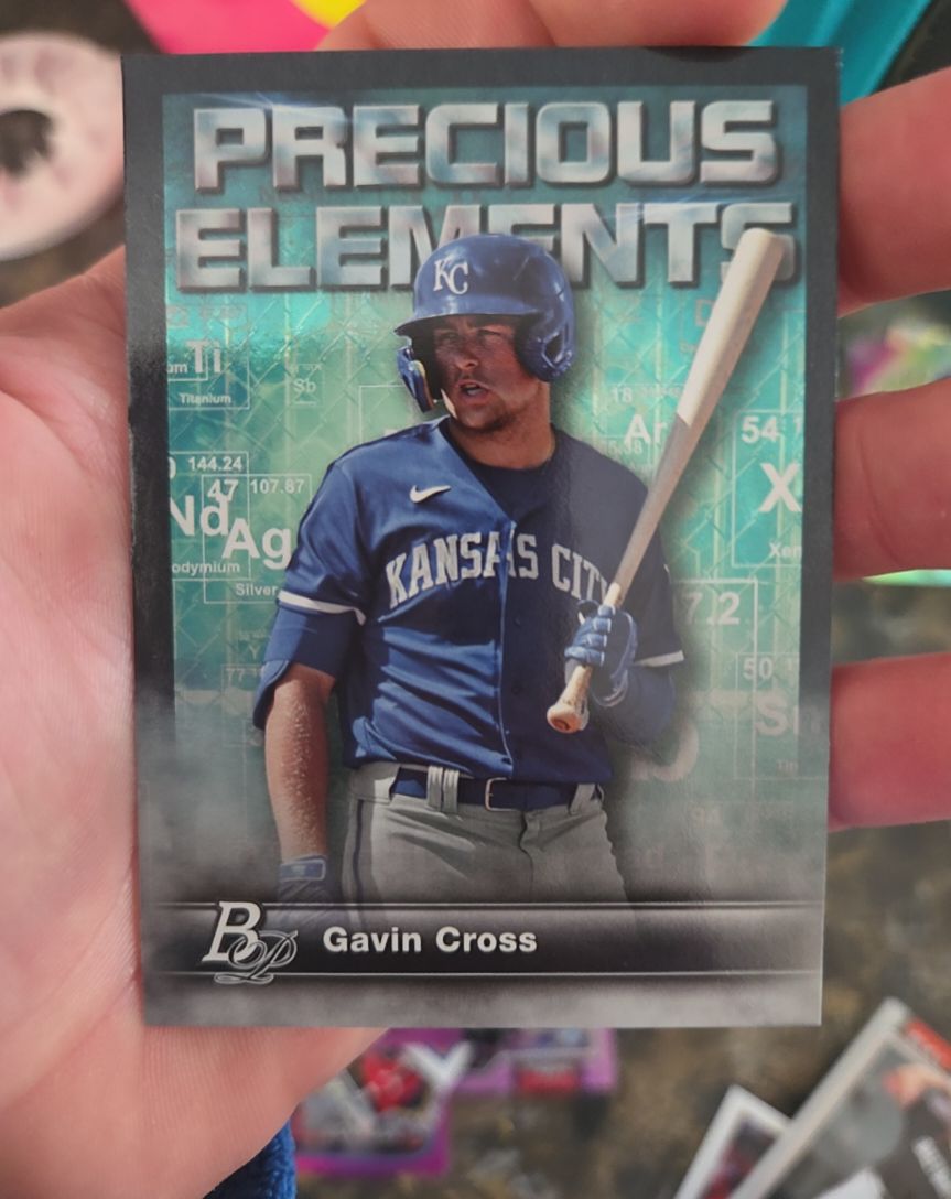 2023 Bowman Platinum Precious Elements #PE-8 Gavin Cross — front