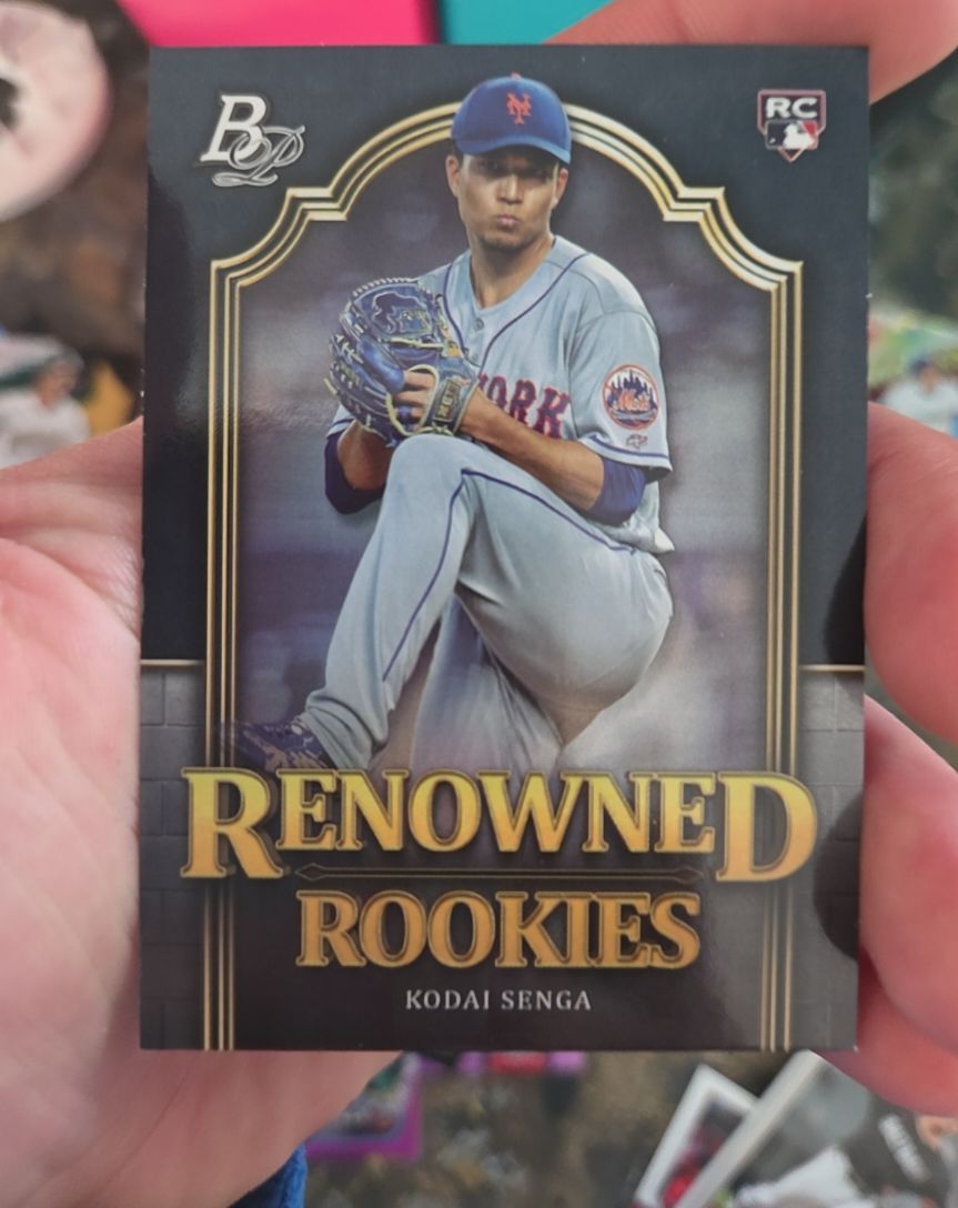 2023 Bowman Platinum #RR-18 Kodai Senga Renowned Rookies — front