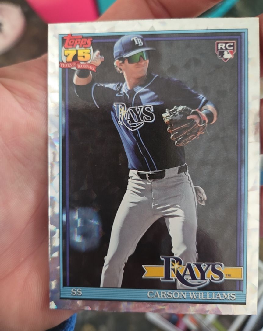 2026 Topps Series 1 #T91-38 Carson Williams — front
