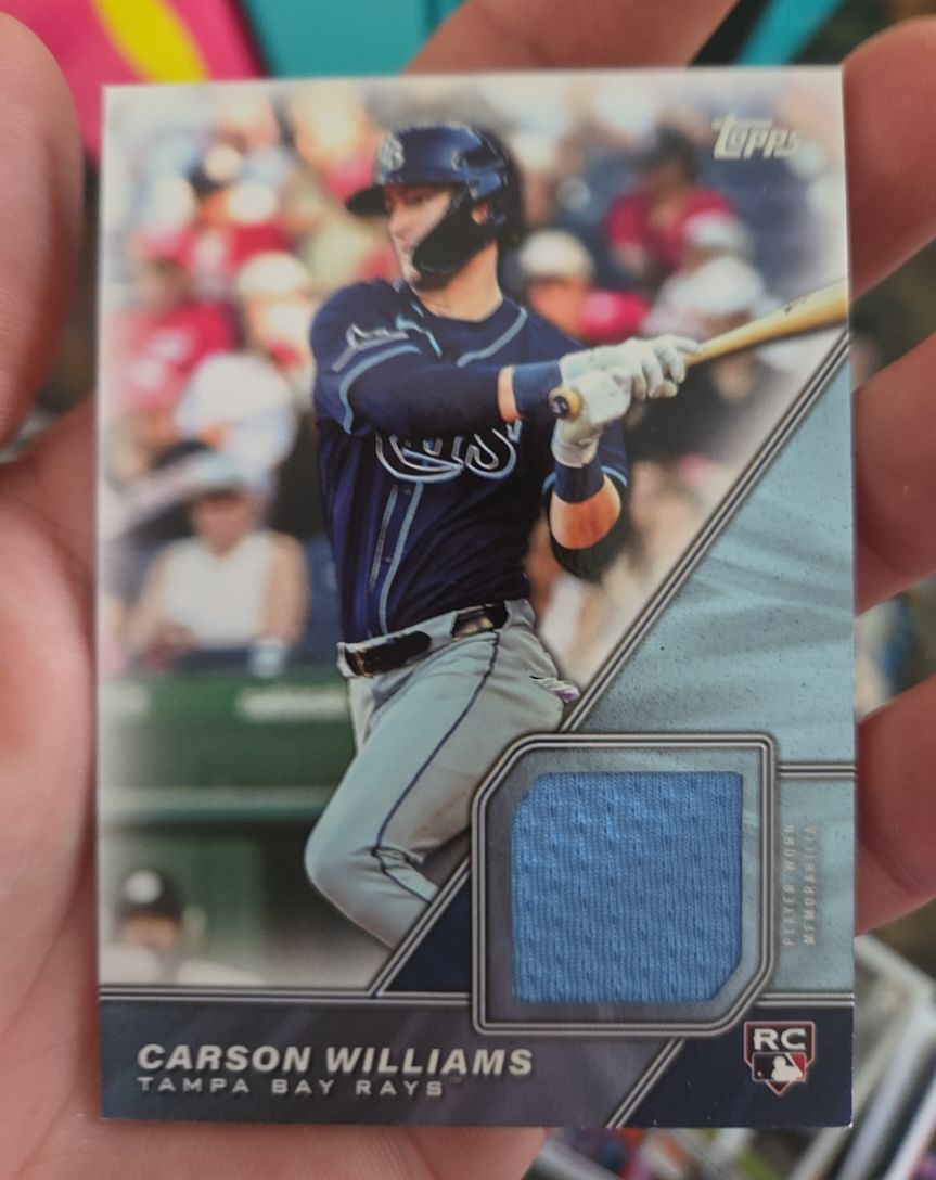 2026 Topps Series 1 Major League Material #MLM-CAR Carson Williams — front