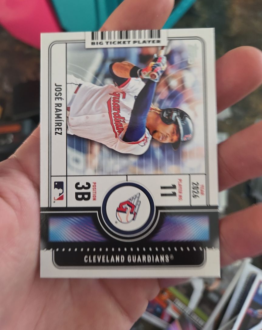 2026 Topps Series 1 #BTP-9 José Ramírez — front