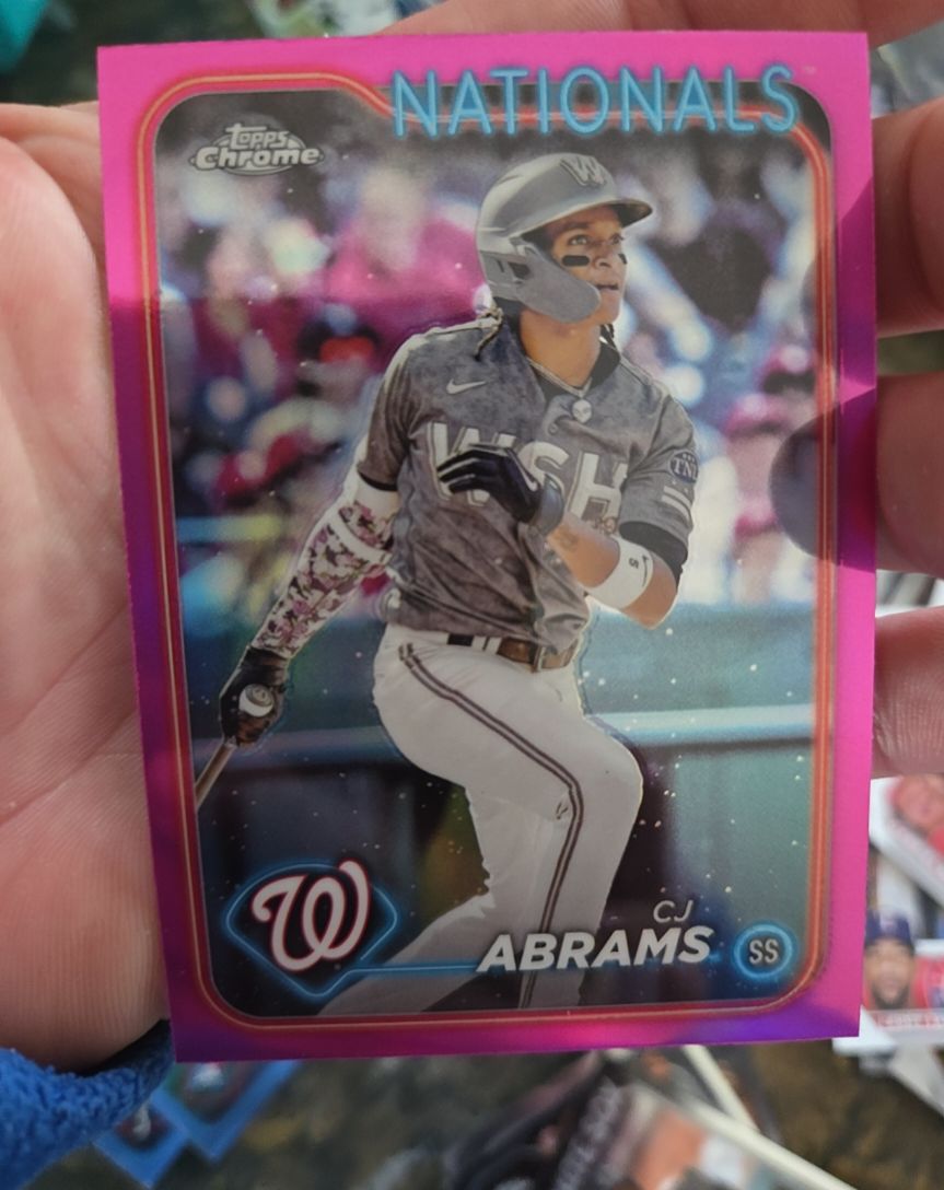2024 Topps Chrome #247 CJ Abrams — front