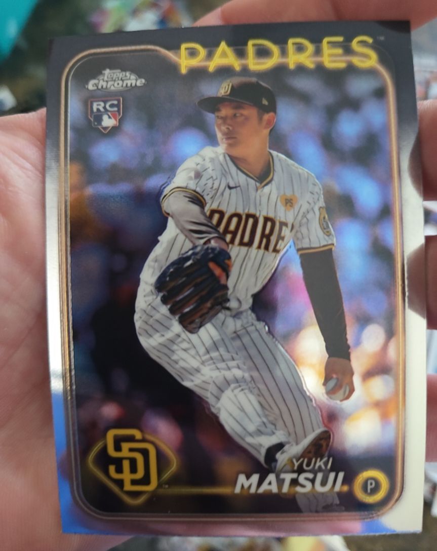 2024 Topps Chrome #116 Yuki Matsui — front