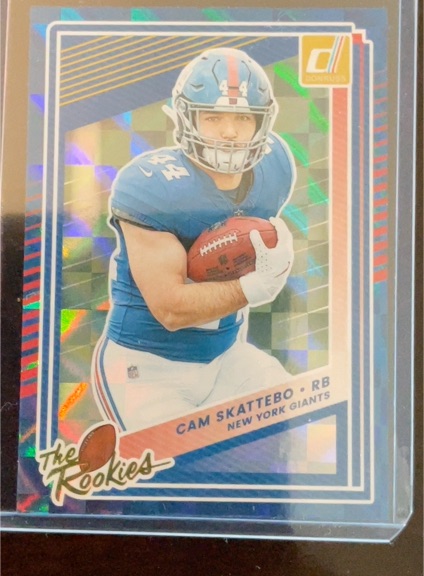 2025 Panini Donruss The Rookies #19 Cam Skattebo — front