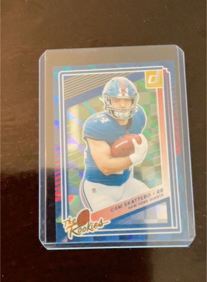 2025 Donruss #19 Cam Skattebo The Rookies — front