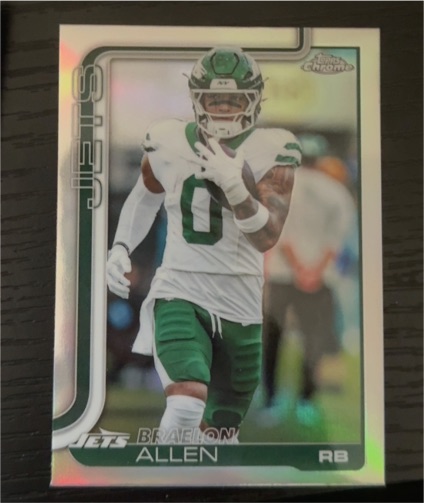 2025 Topps Chrome #240 Braelon Allen — front