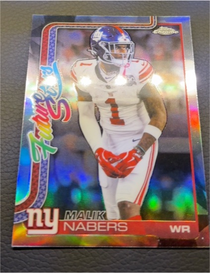 2025 Topps Chrome Football #FS-8 Malik Nabers — front