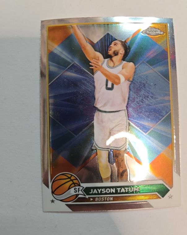 2023-24 Topps Chrome #164 Jayson Tatum — front