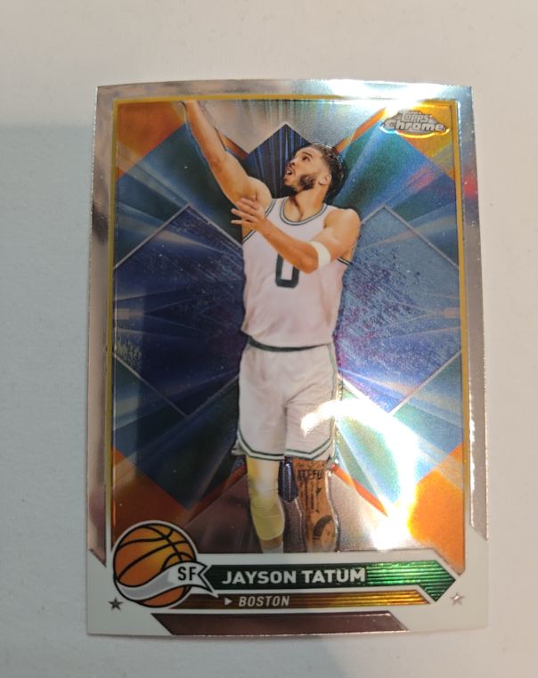 2023-24 Topps Chrome #164 Jayson Tatum — front