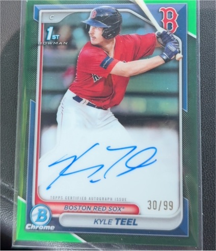 2024 Bowman Chrome #BCP-48 Kyle Teel 1st Bowman — front
